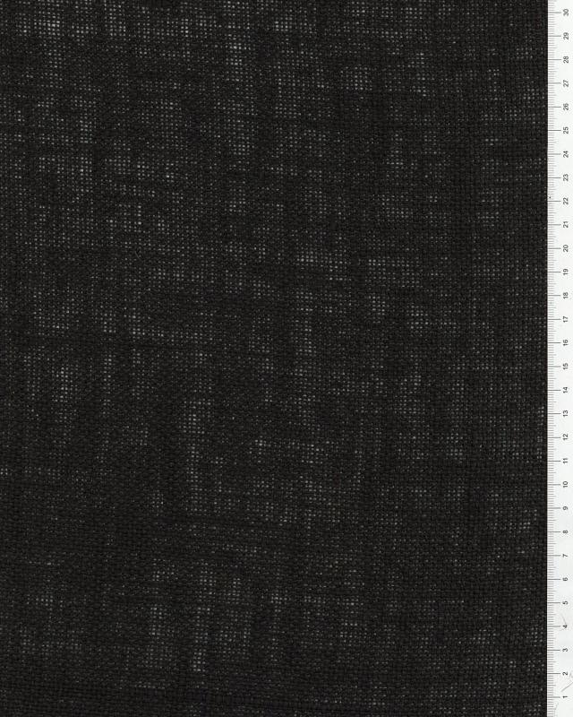 Toile de jute - 330 gr/m² - 260 cm - Noir - Tissushop